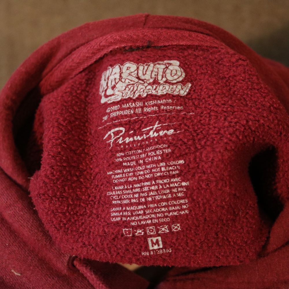 Primitive Naruto Itachi Maroon Graphic Hoodie - Picture 4 of 5